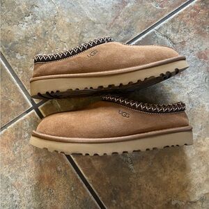 UGG Tasman II Suede Clog Slipper Chesnut/Brown Size US 8